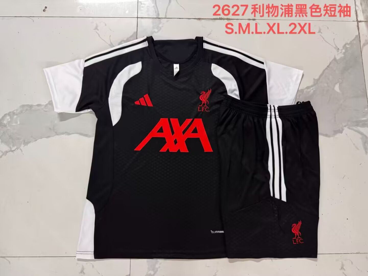 AAA Quality Liverpool 26/27 Black/White/Red Training Kit Jerseys